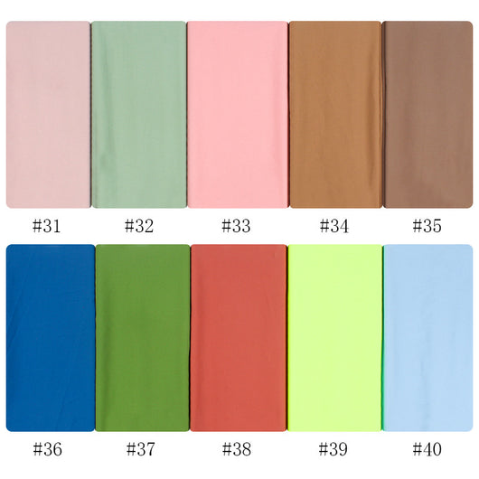 Hijab Chiffón Perlado Monocromático 70x180cm - Image 5