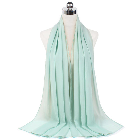 Hijab Chiffón Perlado Monocromático 70x180cm - Image 22