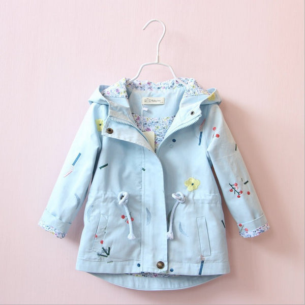 Chaqueta Cortavientos Infantil con Bordados