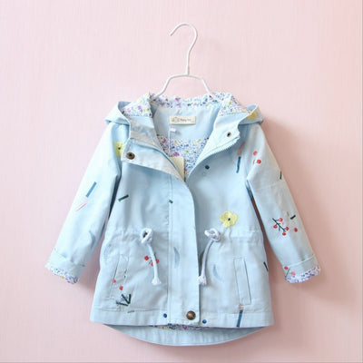 Chaqueta Cortavientos Infantil con Bordados