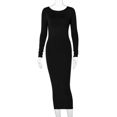 Vestidos Midi Escotados Primavera con Diseño Criptográfico - Image 14