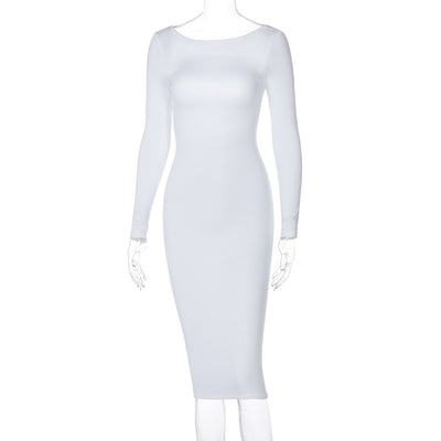 Vestidos Midi Escotados Primavera con Diseño Criptográfico - Image 6