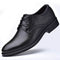 Zapatos de Negocios Casuales para Hombre Negro Punta Redonda