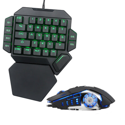 Teclado Mecánico para Zurdos con Switch Verde y Set Completo Gaming - Image 4