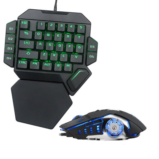Teclado Mecánico para Zurdos con Switch Verde y Set Completo Gaming - Image 4