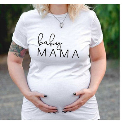 Camisetas Premamá Ajustadas con Diseños Divertidos - Tops Embarazo Mujer - Image 35