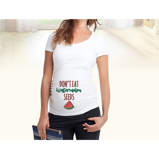 Camisetas Premamá Ajustadas con Diseños Divertidos - Tops Embarazo Mujer - Image 38