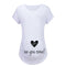 Camisetas Premamá Ajustadas con Diseños Divertidos - Tops Embarazo Mujer
