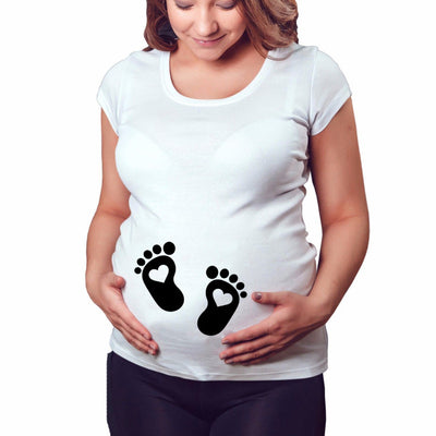 Camisetas Premamá Ajustadas con Diseños Divertidos - Tops Embarazo Mujer - Image 5