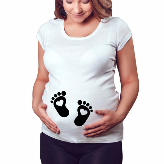 Camisetas Premamá Ajustadas con Diseños Divertidos - Tops Embarazo Mujer - Image 5