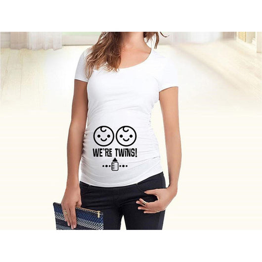 Camisetas Premamá Ajustadas con Diseños Divertidos - Tops Embarazo Mujer - Image 13