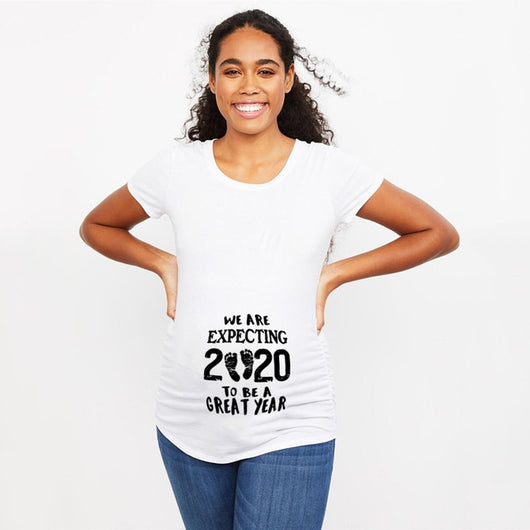Camisetas Premamá Ajustadas con Diseños Divertidos - Tops Embarazo Mujer - Image 22