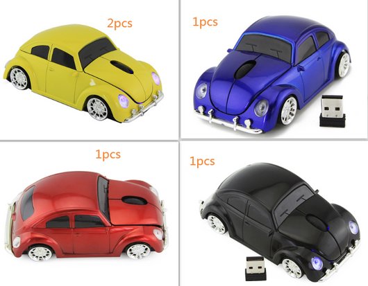 Ratón Inalámbrico Beetle 2.4G - Diseño Retro Compacto - Image 8