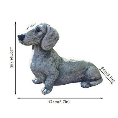 Adornos de Perros para Jardín - Figuras Decorativas de Resina - Image 2