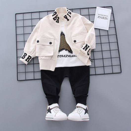 Conjunto de Tres Piezas con Mangas Largas para Bebé - Image 3