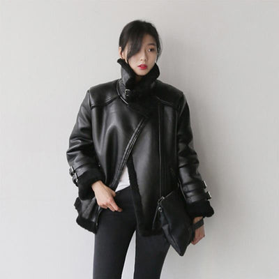 Chaqueta de Cuero para Motocicleta - Protección Invernal Premium - Image 3