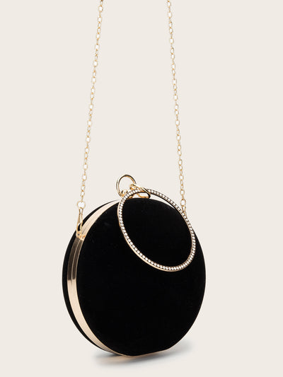 Bolso Redondo de Terciopelo para Eventos - Image 11