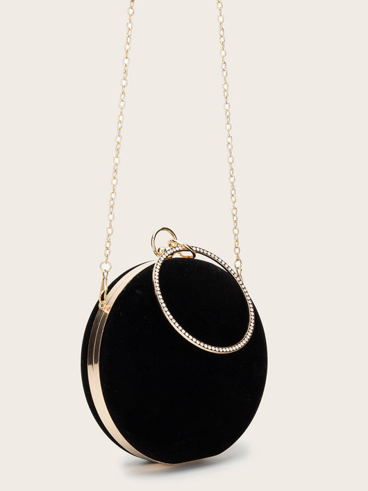 Bolso Redondo de Terciopelo para Eventos - Image 11