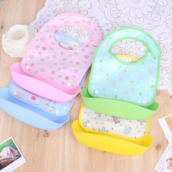 Babero Impermeable Antimanchas con Bolsillo