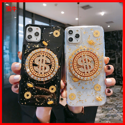 Funda Móvil de Lujo con Diamante Giratorio 3D - Image 4
