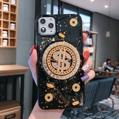 Funda Móvil de Lujo con Diamante Giratorio 3D - Image 6