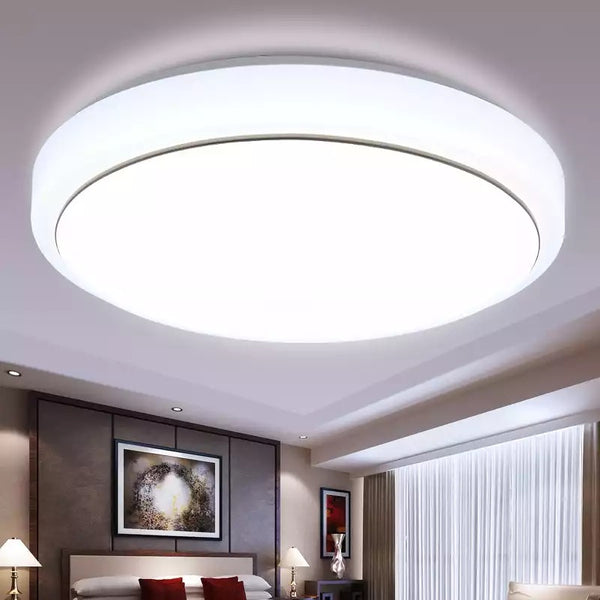 Lámpara de Techo LED Circular Moderna Acrílica para Dormitorio y Sala