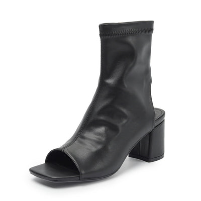 Sandalias Mujer Tacón Cuadrado Punta Cuadrada - Diseño Moderno - Image 8