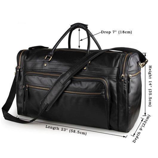 Bolsa de Viaje de Cuero Premium - Capacidad Extra Grande - Image 2