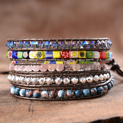 Pulsera de Cuero Trenzado Bohemio Personalizable - Joyería Artesanal - Image 11
