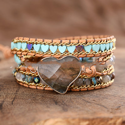 Pulsera de Cuero Trenzado Bohemio Personalizable - Joyería Artesanal - Image 12