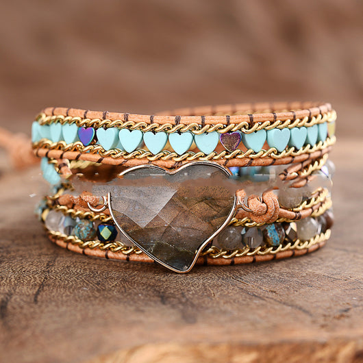Pulsera de Cuero Trenzado Bohemio Personalizable - Joyería Artesanal - Image 12