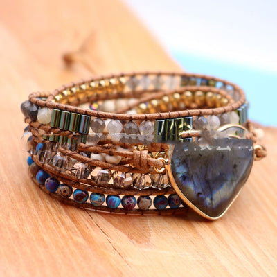 Pulsera de Cuero Trenzado Bohemio Personalizable - Joyería Artesanal - Image 13