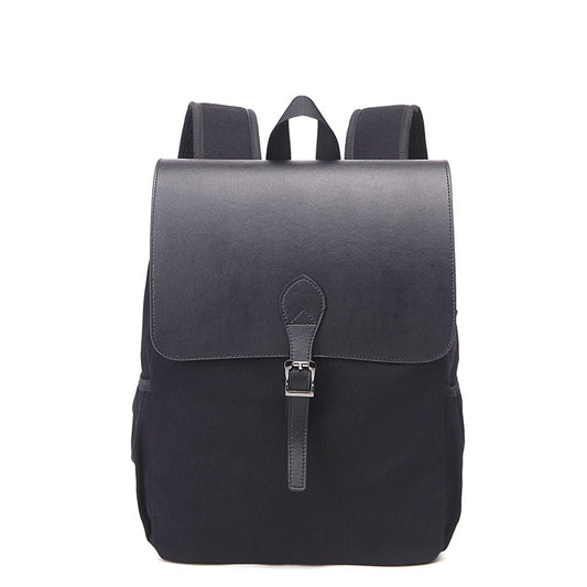 Mochila Unisex de Color Sólido Versátil