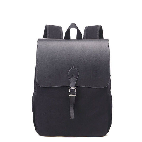 Mochila Unisex de Color Sólido Versátil