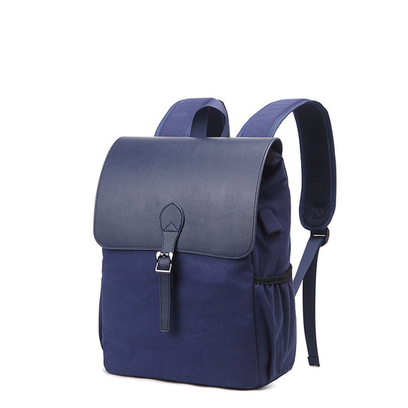 Mochila Unisex de Color Sólido Versátil