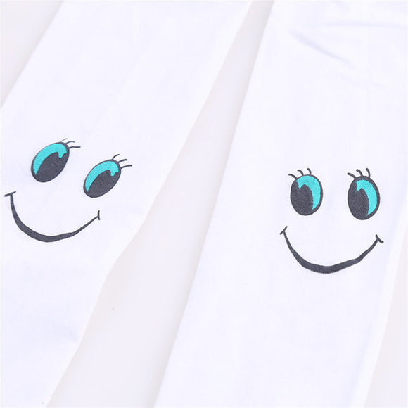 Medias Infantiles con Estampado de Caritas Sonrientes