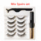 Individual Liquid Eyeliner 10ml Mixed 5-Pair Set