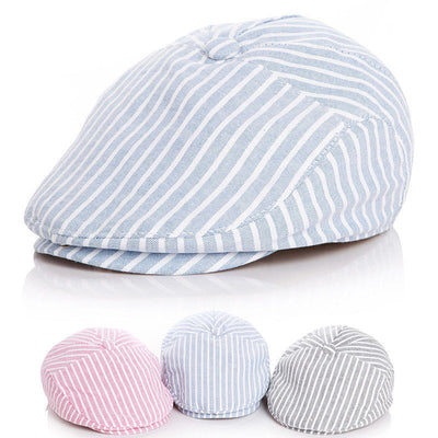 Gorro de Lana a Rayas para Bebé - Abrigo Todo Clima - Image 3