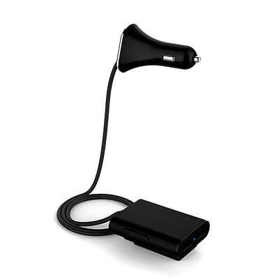 Cargador USB Múltiple para Auto 4 Puertos 6.8A