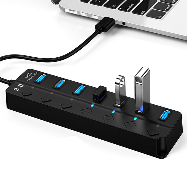 Hub USB 3.0 de 7 Puertos de Alta Velocidad