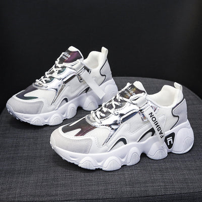Zapatos Casuales de Suela Gruesa para Mujer con Malla Transpirable - Image 11