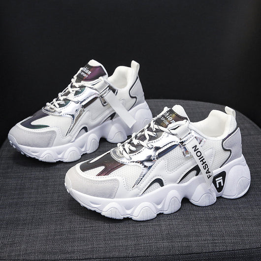 Zapatos Casuales de Suela Gruesa para Mujer con Malla Transpirable - Image 11