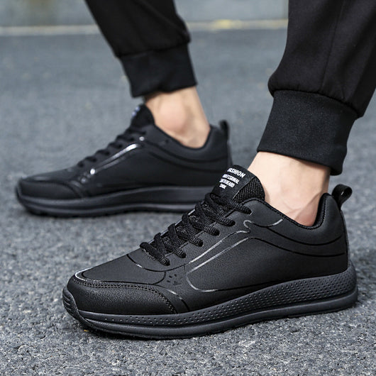 Zapatos Deportivos de Cuero para Hombre - Comodidad y Estilo Casual - Image 4