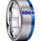 Zircão azul incrustado nº 5 - 8 mm