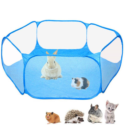 Corral Portátil Plegable para Mascotas Pequeñas - Interior y Exterior