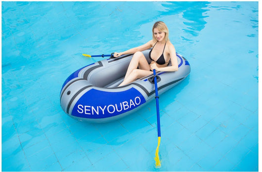 Bote Inflable Doble PVC - Kayak Plegable para Pesca y Aventura - Image 9