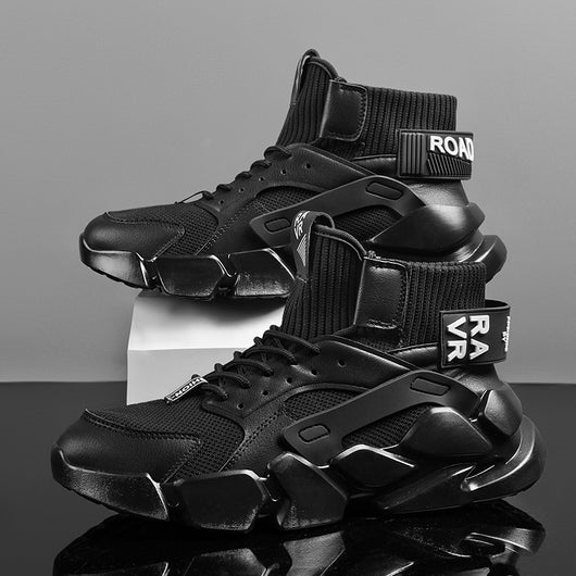 Zapatillas de Baloncesto Altas para Hombre - Diseño Coreano Tendencia - Image 9