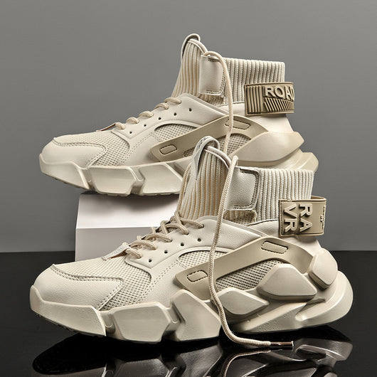 Zapatillas de Baloncesto Altas para Hombre - Diseño Coreano Tendencia - Image 2