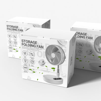 Ventilador Portátil Recargable USB con Diseño Retráctil - Image 9