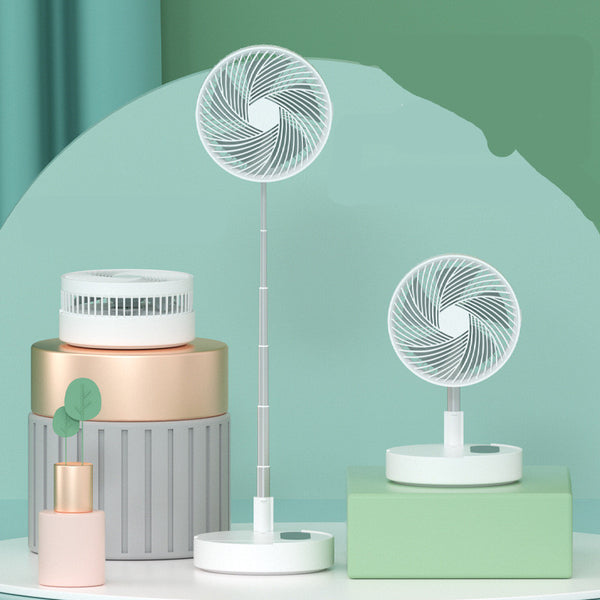 Ventilador Portátil Recargable USB con Diseño Retráctil